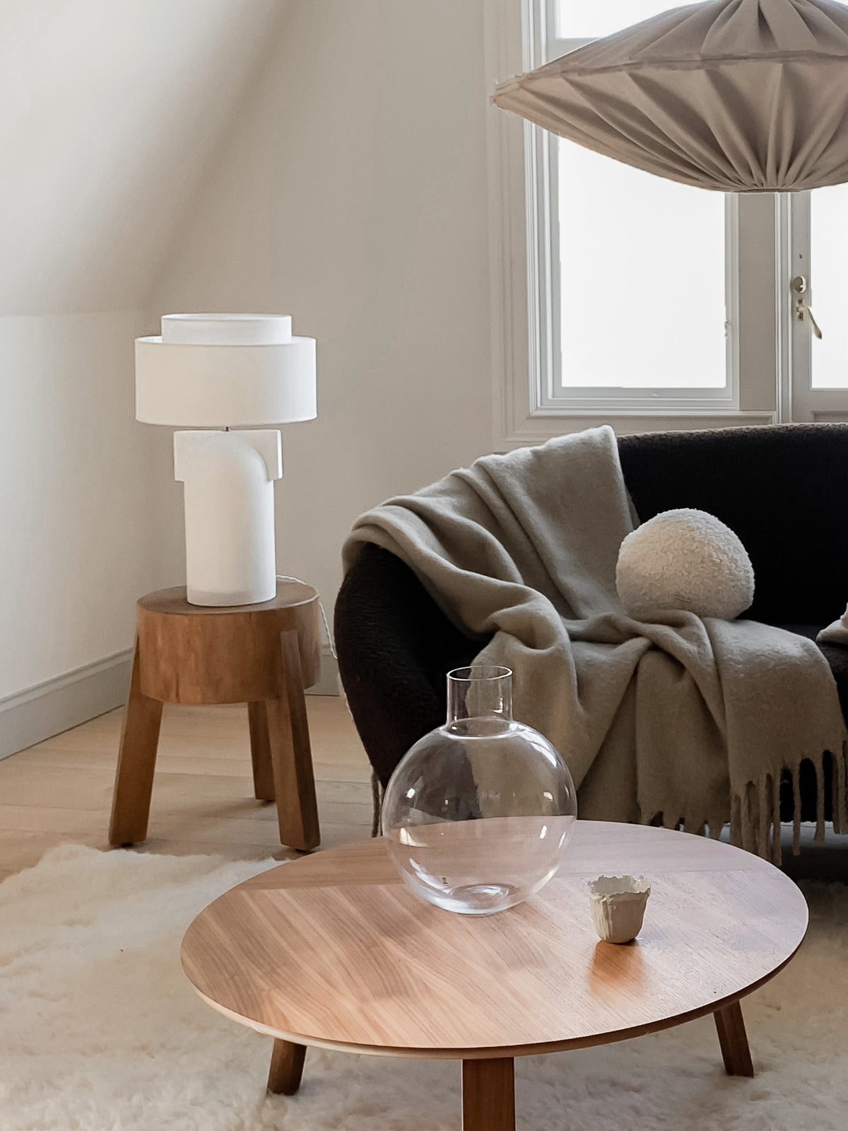 Figoll Bordslampa Vit