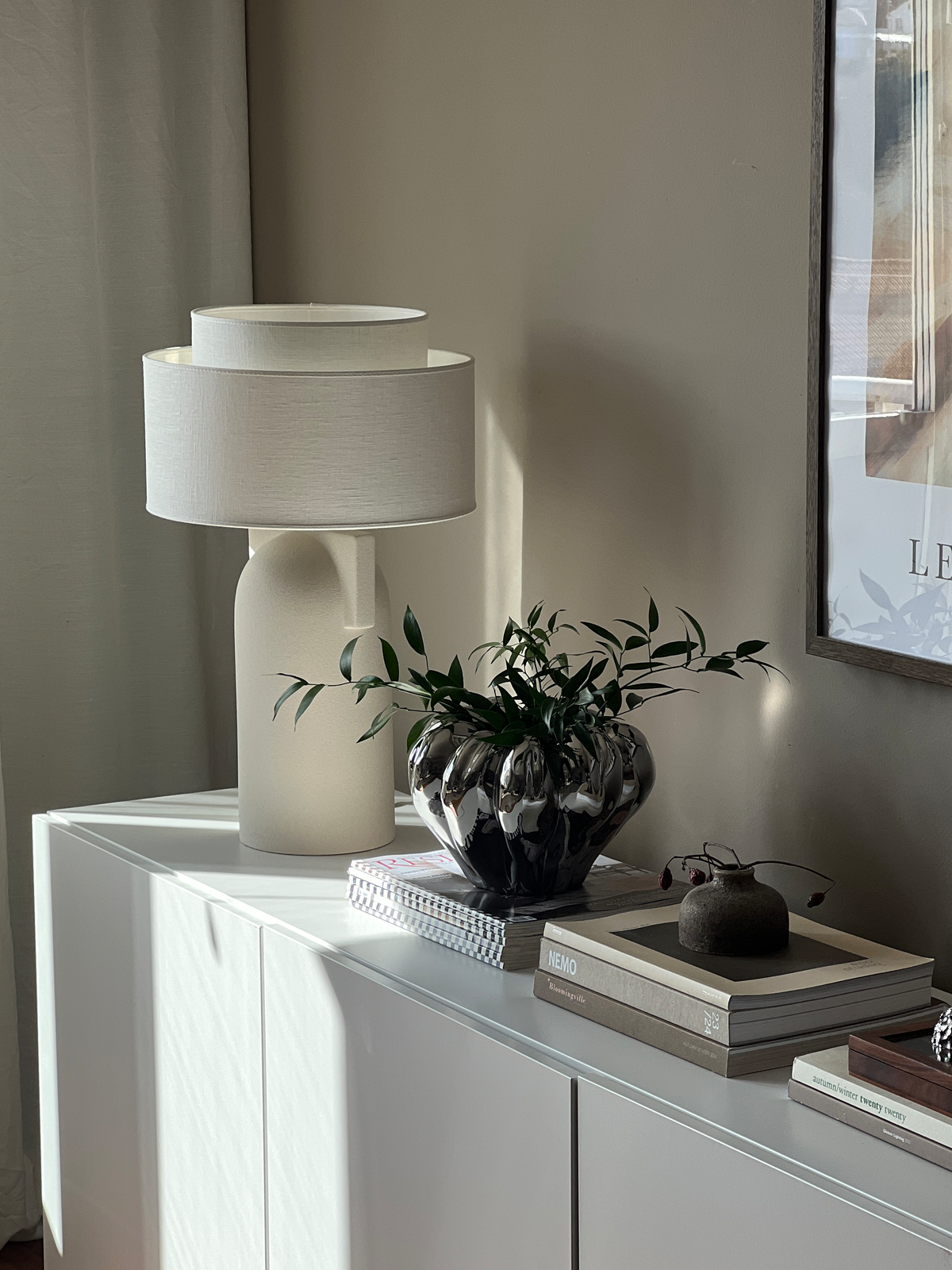 Figoll Bordslampa Sand