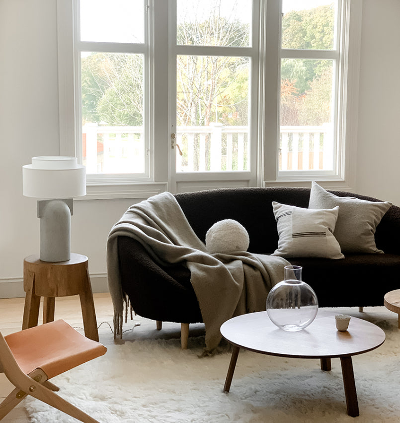 Figoll Bordslampa Beige